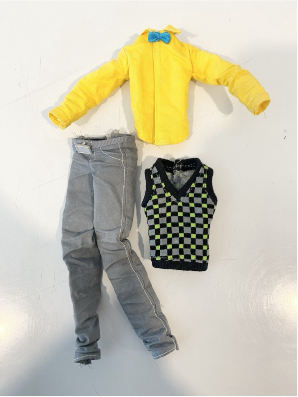 Monster High G1 Jackson Jekyll 1st Wave Outfit Shirt Vest Pants Doll Clothes